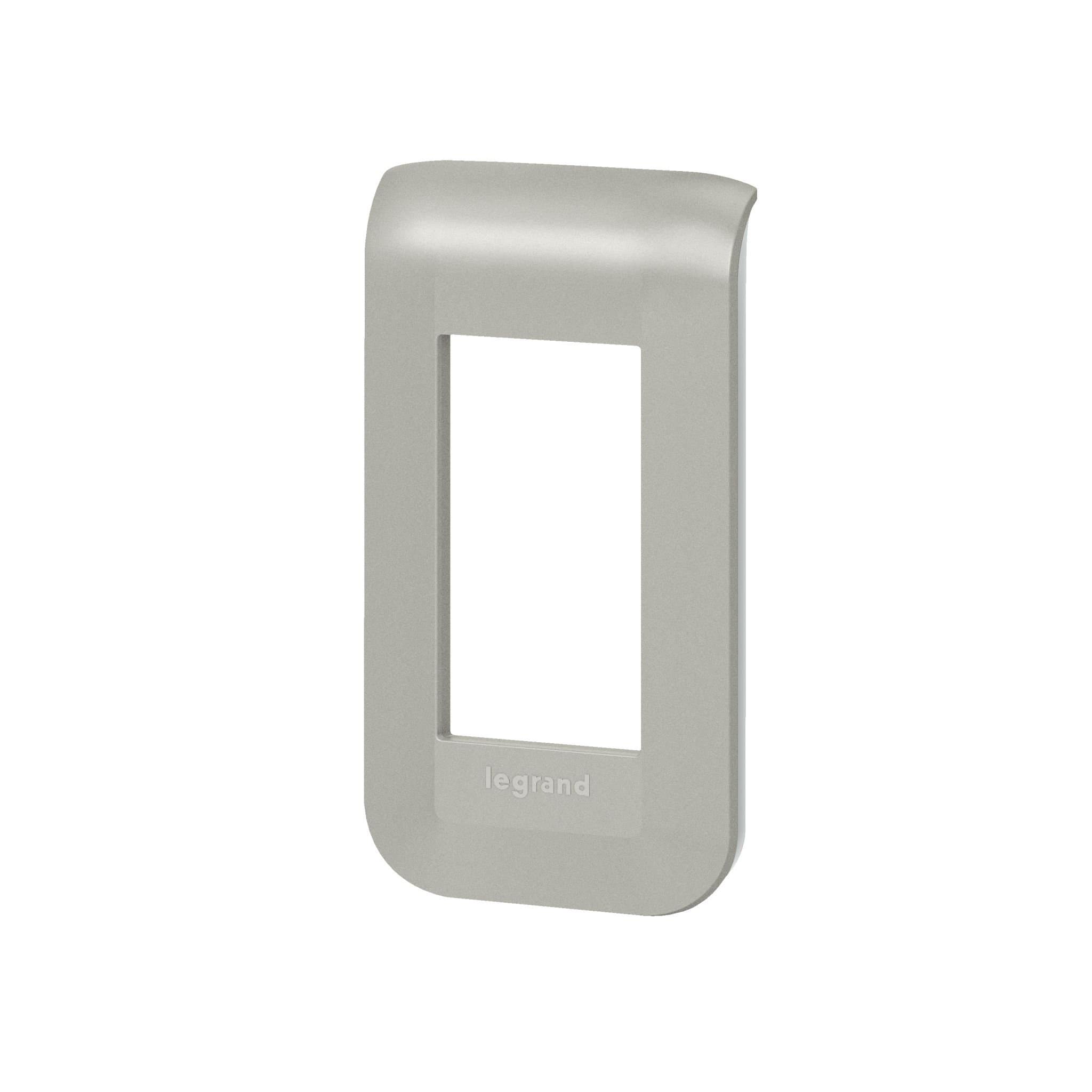 Legrand Mosaiс Рамка - Программа Mosaic - 1 модуль - алюминий 079301L — миниатюра 2