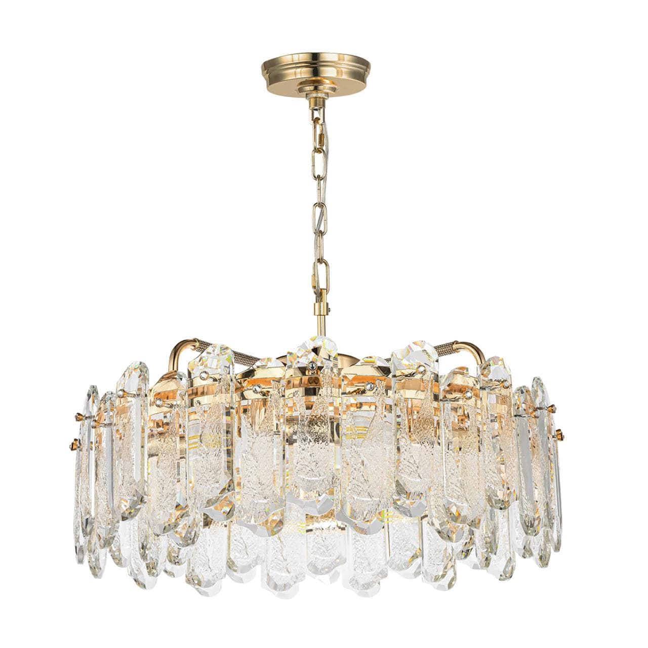 Odeon Light 5069/10 HALL ODL24 503 золото/прозрачный/металл/хрусталь Люстра E14 10*40W BULLON