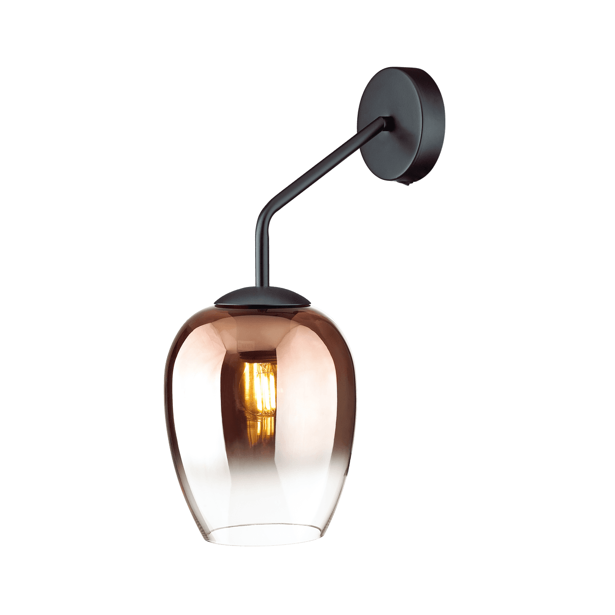 Odeon Light 4760/1W ODL21 медный/черный Бра с выкл. E27 60W PALTA — миниатюра 2