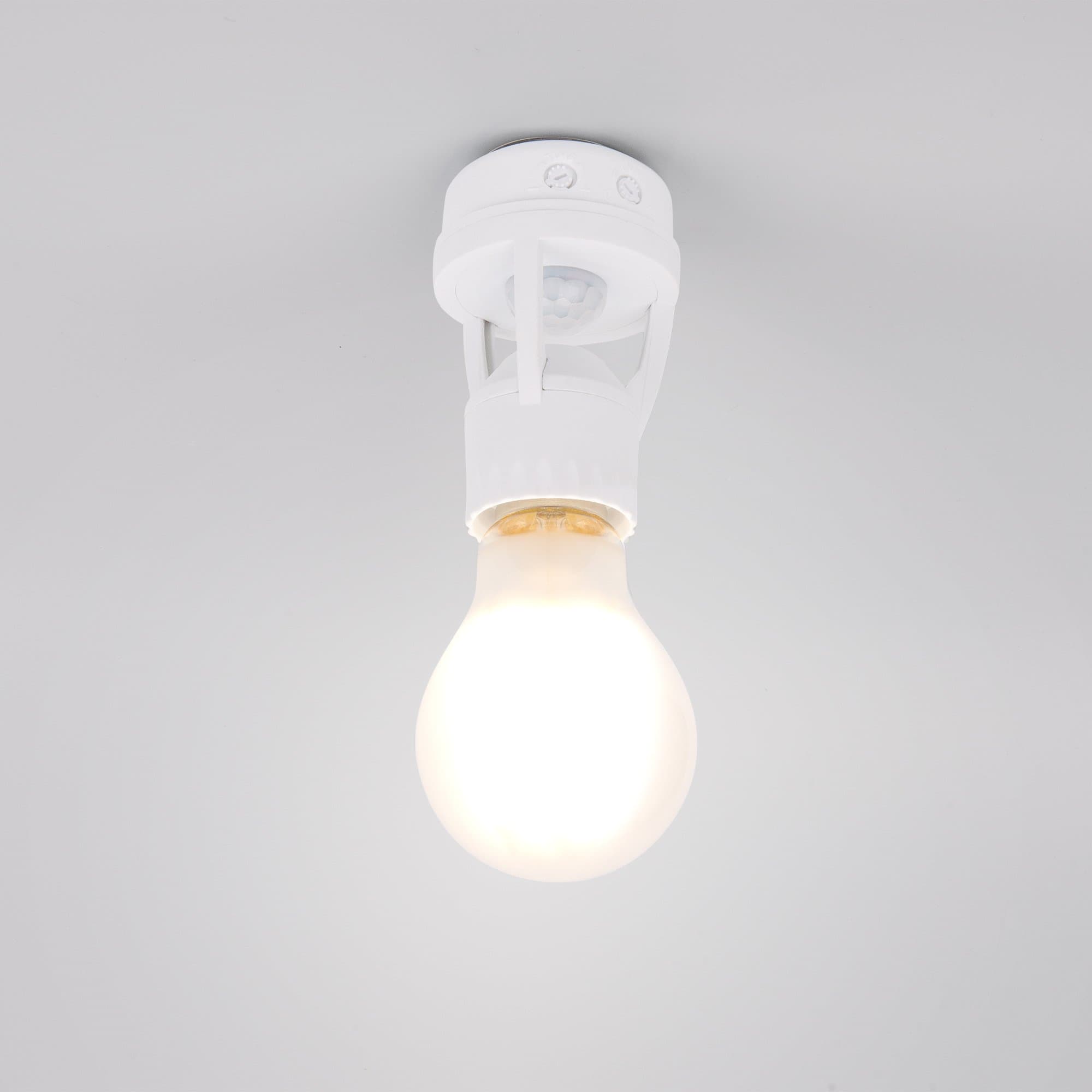 Elektrostandard SNS-M-15 6m 2-3.5m 60W E27 IP20 360 / датчик движения/ Белый a052879