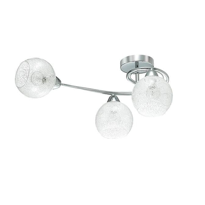 Lumion 3063/3C LN16 188 хром/стекло Люстра потолочная E14 3*60W 220V NINETTE — миниатюра 2