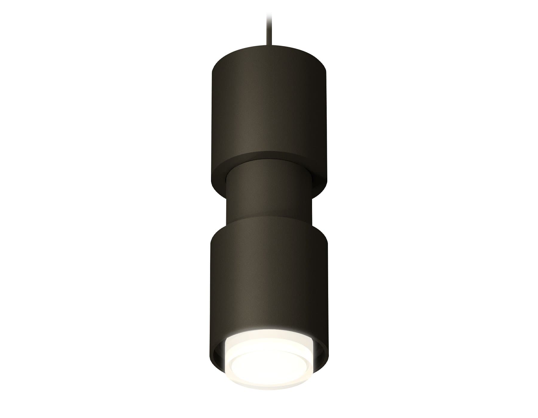 Ambrella Комплект подвесного светильника с акрилом XP7723031 SBK/FR/CL черный песок/белый матовый/прозрачный MR16 GU5.3 (A2311, C7723, A2011, C7402, A — миниатюра 1