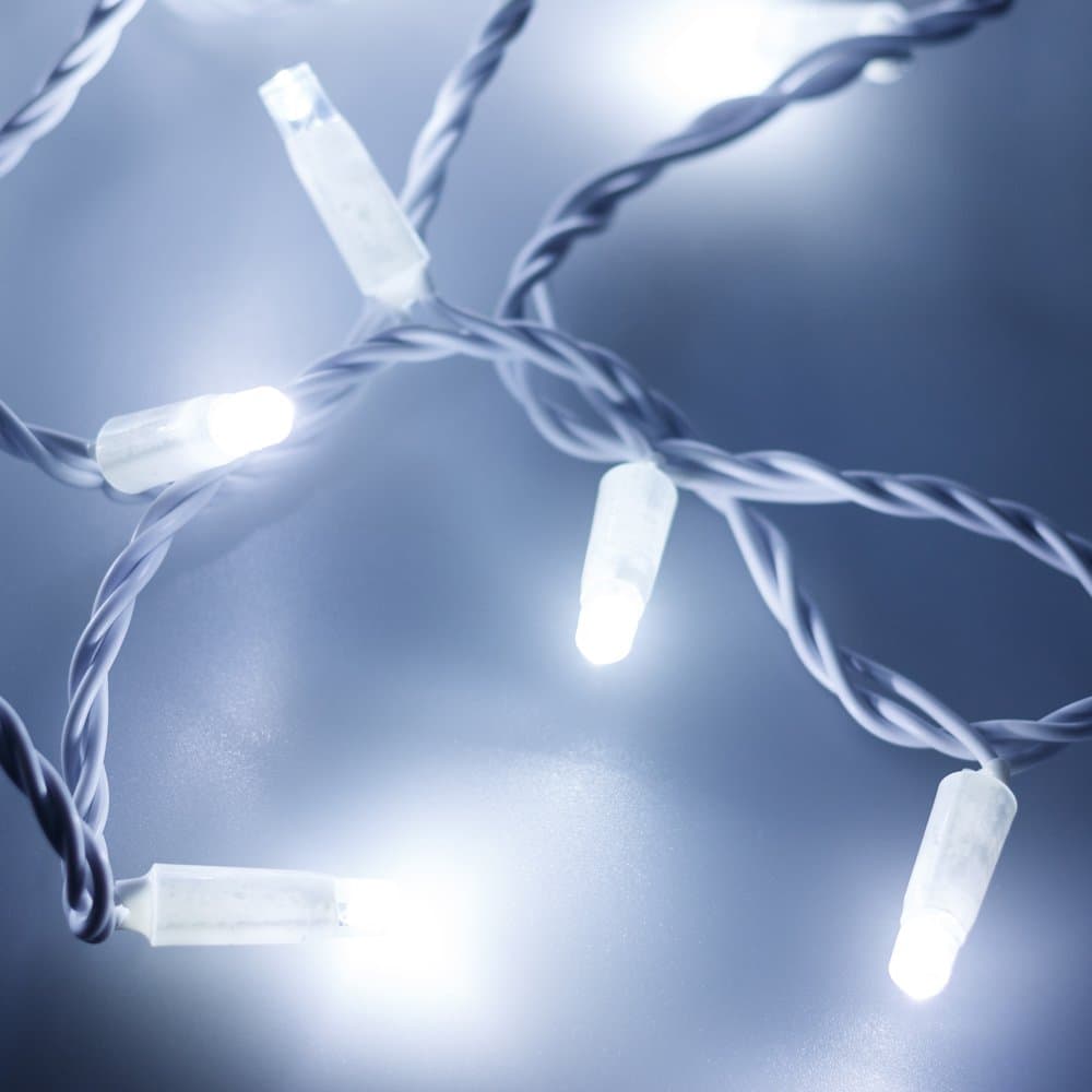 Arlight Светодиодная гирлянда ARD-STRING-CLASSIC-10000-WHITE-100LED-STD WHITE (230V, 7W) (Ardecoled, IP65) 025811 — миниатюра 1