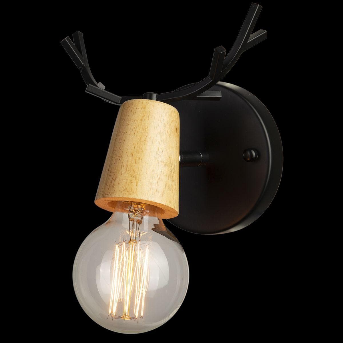 LOFT IT 10024/1W Black Светильник настенный/Бра SVEN, шт — миниатюра 3
