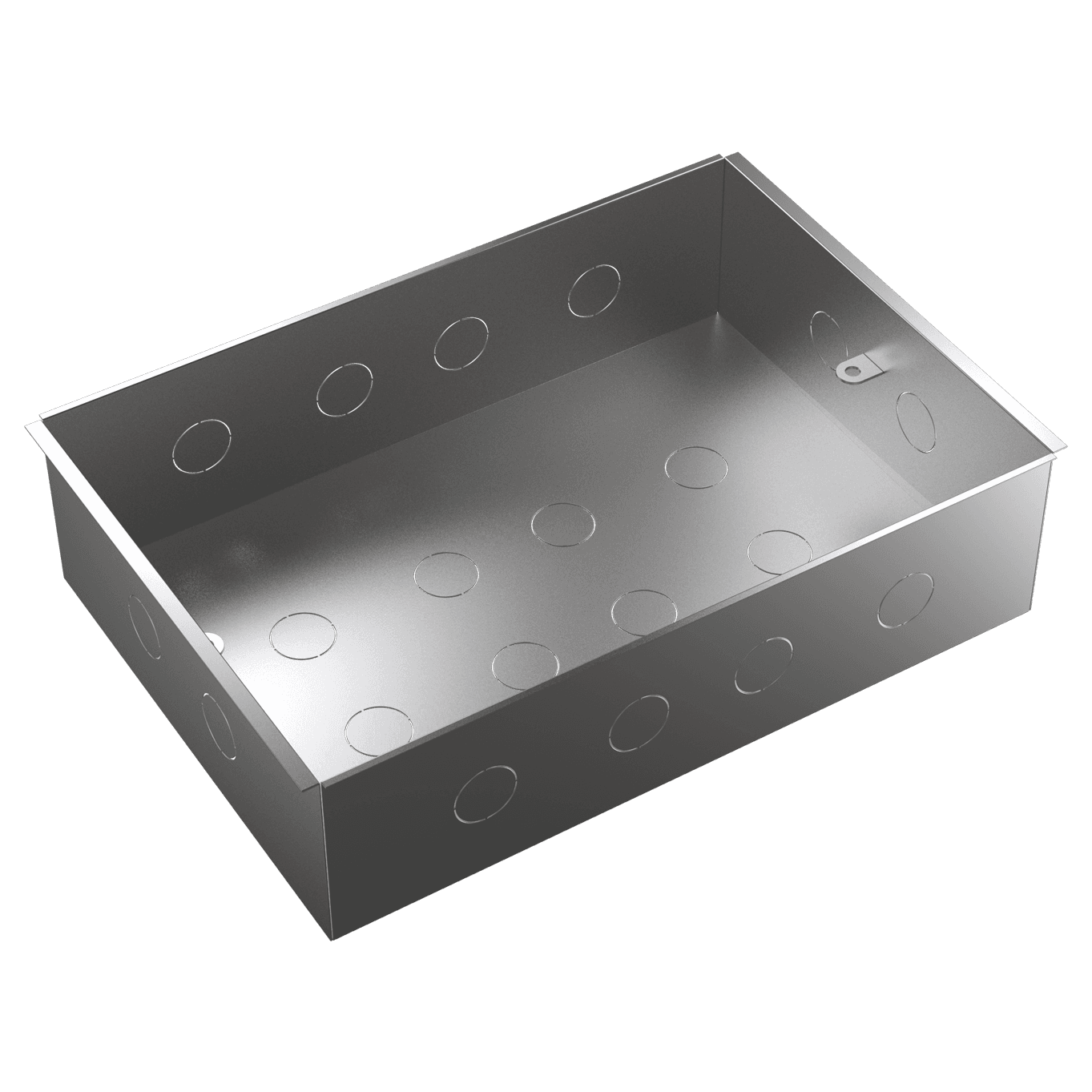 Systeme Elecrtic MultiDesk Сталь Коробка монтажная для бетонных полов для люка на 16/24 модуля — миниатюра 2