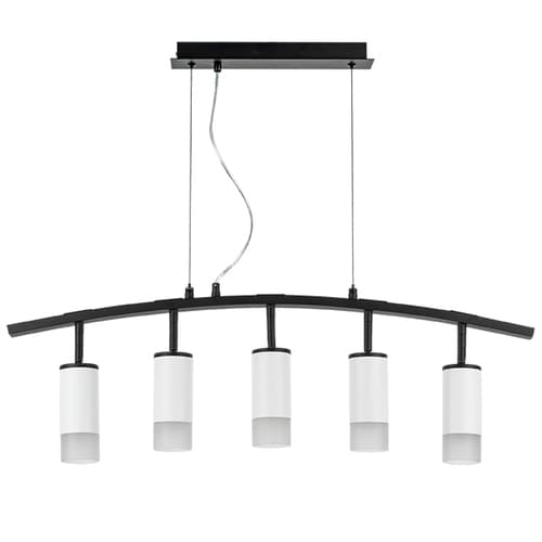 Lightstar LR7353651 Люстра RULLO 5х50W GU10 ЧЕРНЫЙ/БЕЛЫЙ (571735+214436-5+202431-5), шт