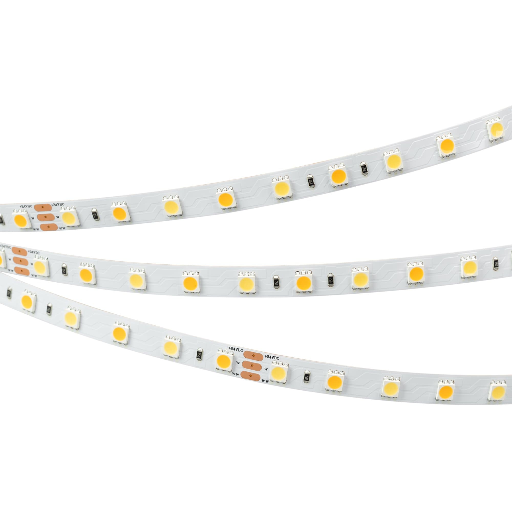 Лента RT-B60-10mm 24V White-MIX (14.4 W/m, IP20, 5060, 5m) (Arlight, Изменяемая ЦТ) 025213(1) — миниатюра 1