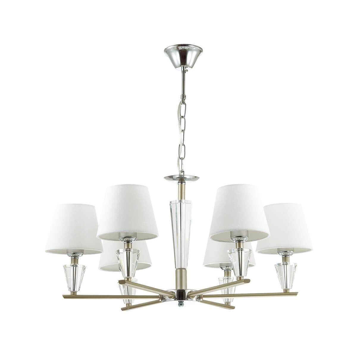 Lumion 3733/6 LN19 244 хром, матовое золото Люстра E27 6*60W 220V LORAINE — миниатюра 2