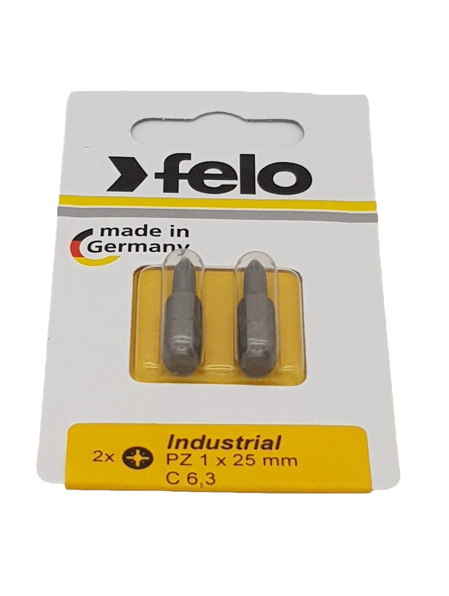 Felo Бита крестовая PZ 1X25, серия Industrial, 2 шт в блистере 02101036 — миниатюра 2
