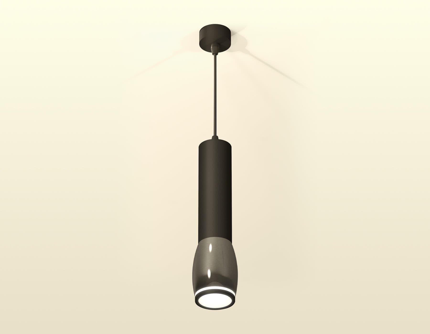 Ambrella Комплект подвесного светильника с акрилом XP1123002 DCH/SBK/FR черный хром/черный песок/белый матовый MR16 GU5.3 (A2302, C6356, A2010, C1123, — миниатюра 2