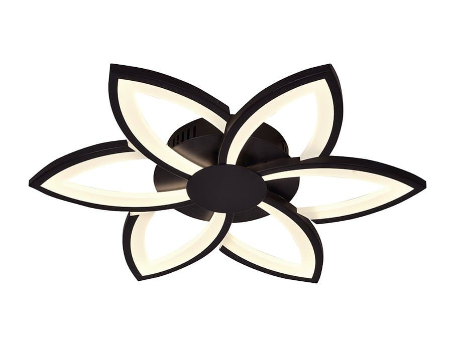 Ambrella Потолочный светодиодный светильник без пульта FA448/6 CF кофе 54W 4200K D560*60 (Без ПДУ)