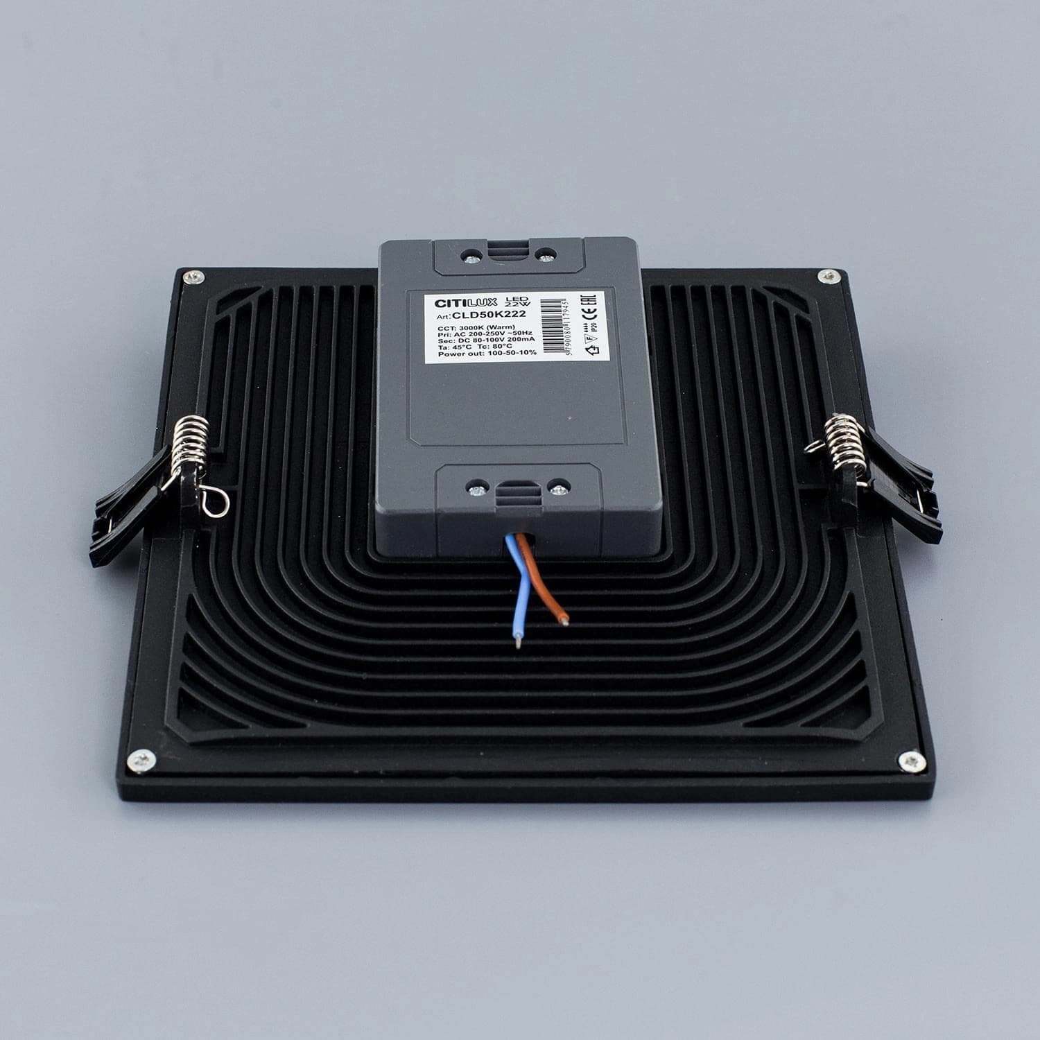 Citilux CLD50K222 Омега Черный Светильник Встр 22W*3000K — миниатюра 3