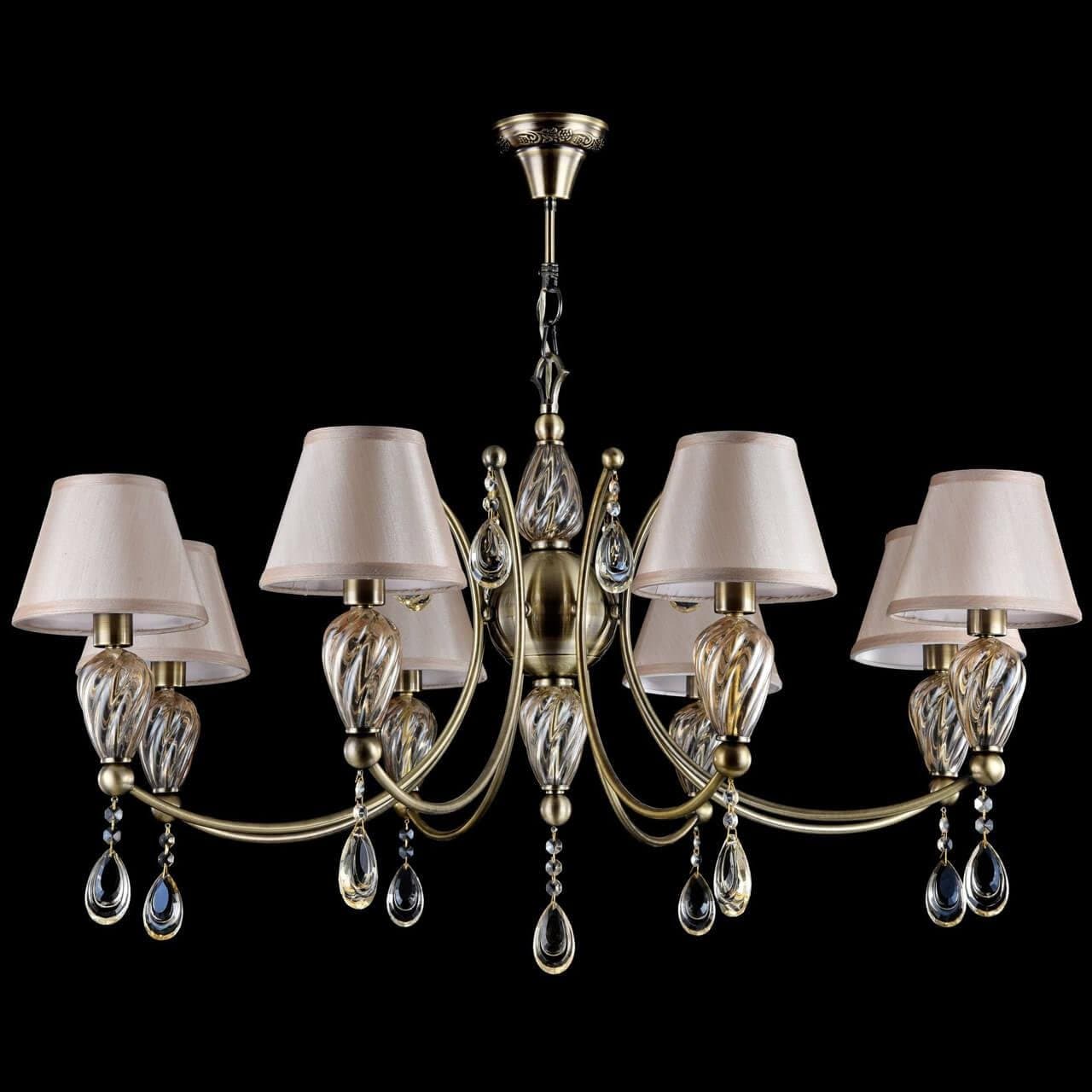 Maytoni Royal Classic Murano Бронза Люстра 8xE14 40W RC855-PL-08-R — миниатюра 9