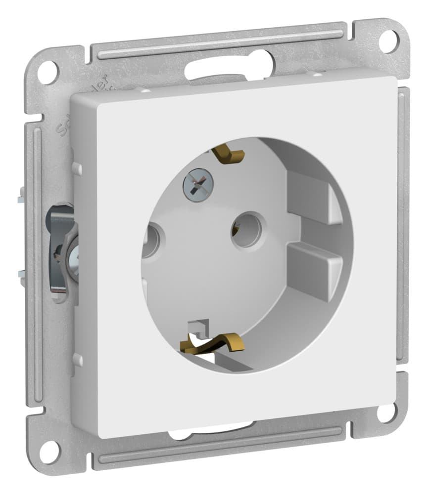 Systeme Electric AtlasDesign Лотос Розетка с/з, 16А, механизм