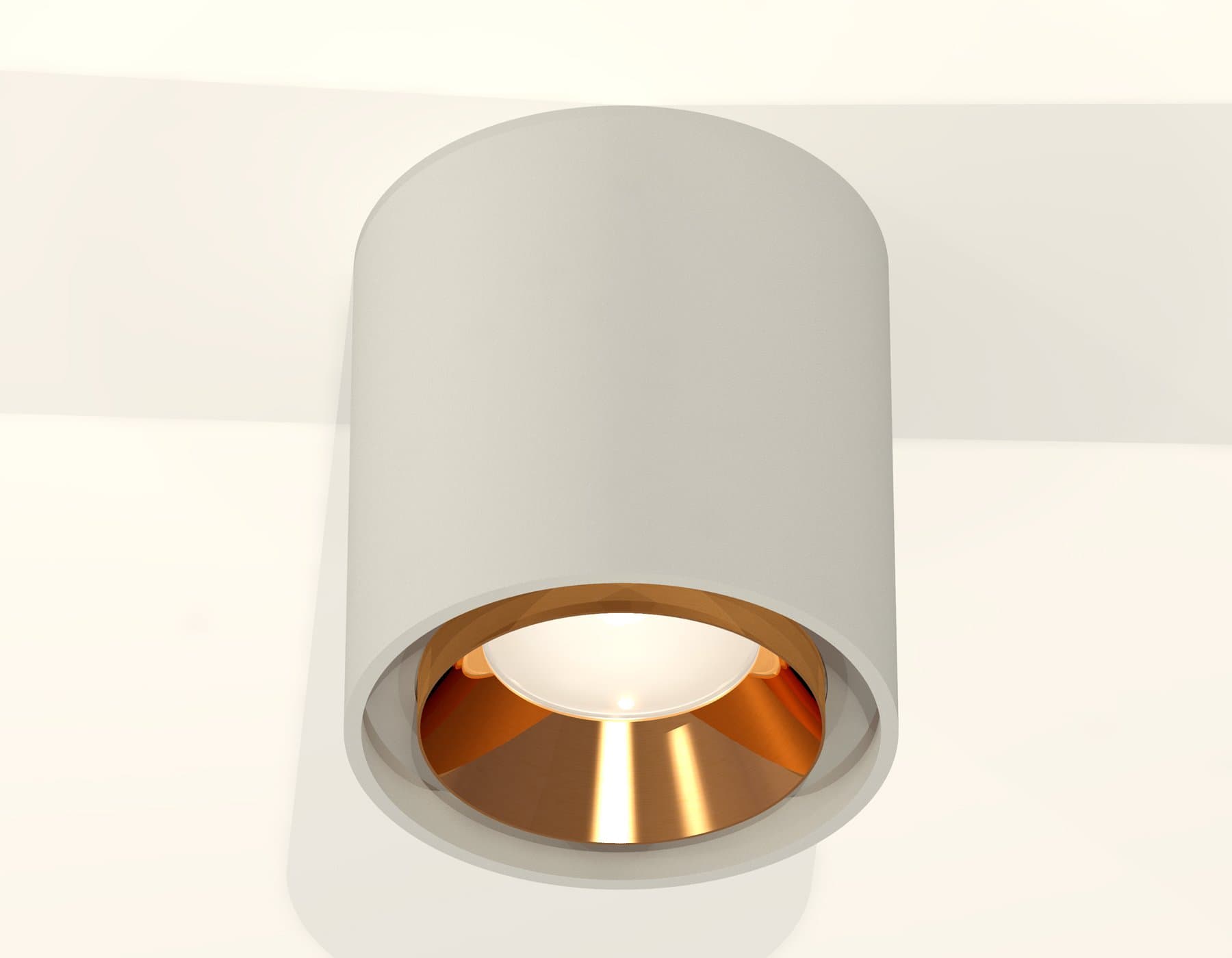 Ambrella Комплект накладного светильника XS7724004 SGR/PYG серый песок/золото желтое полированное MR16 GU5.3 (C7724, N7034) — миниатюра 3