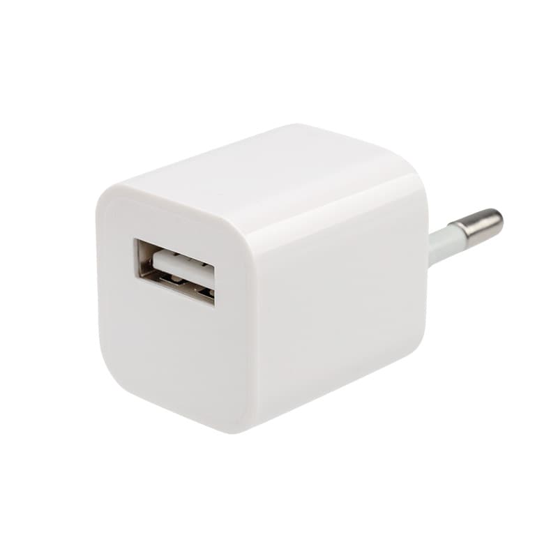 Сетевое зарядное устройство квадрат USB (СЗУ) (1 000mA) белое Rexant 18-1914