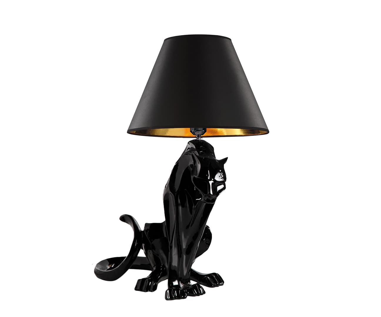 Kink Light 7041-1,19 Настольная лампа Леопард черный w60*40 h70 E27 1*40w