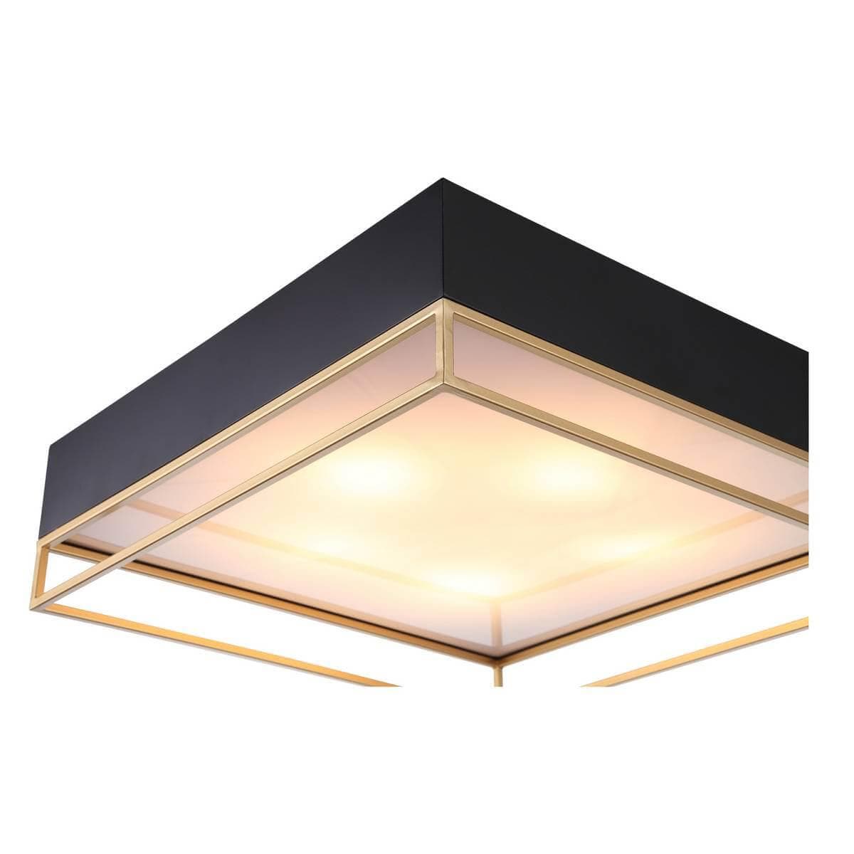 ST Luce SL1127.422.05 Светильник потолочный Черный, Матовое золото/Белый E14 5*40W — миниатюра 2