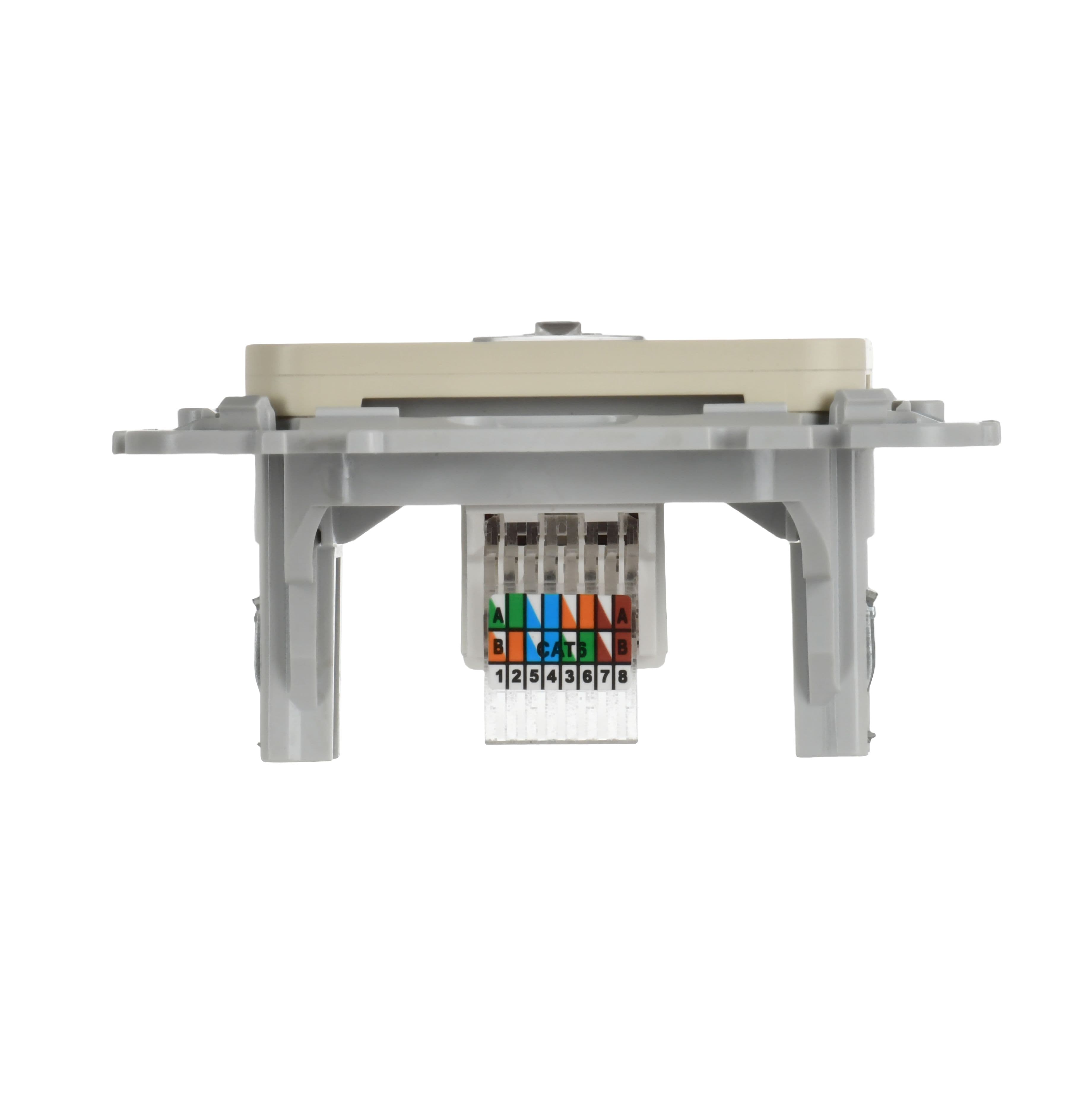 IEK FLITE Сливочный Розетка компьютерная RJ45 категория 6 UTP — миниатюра 4