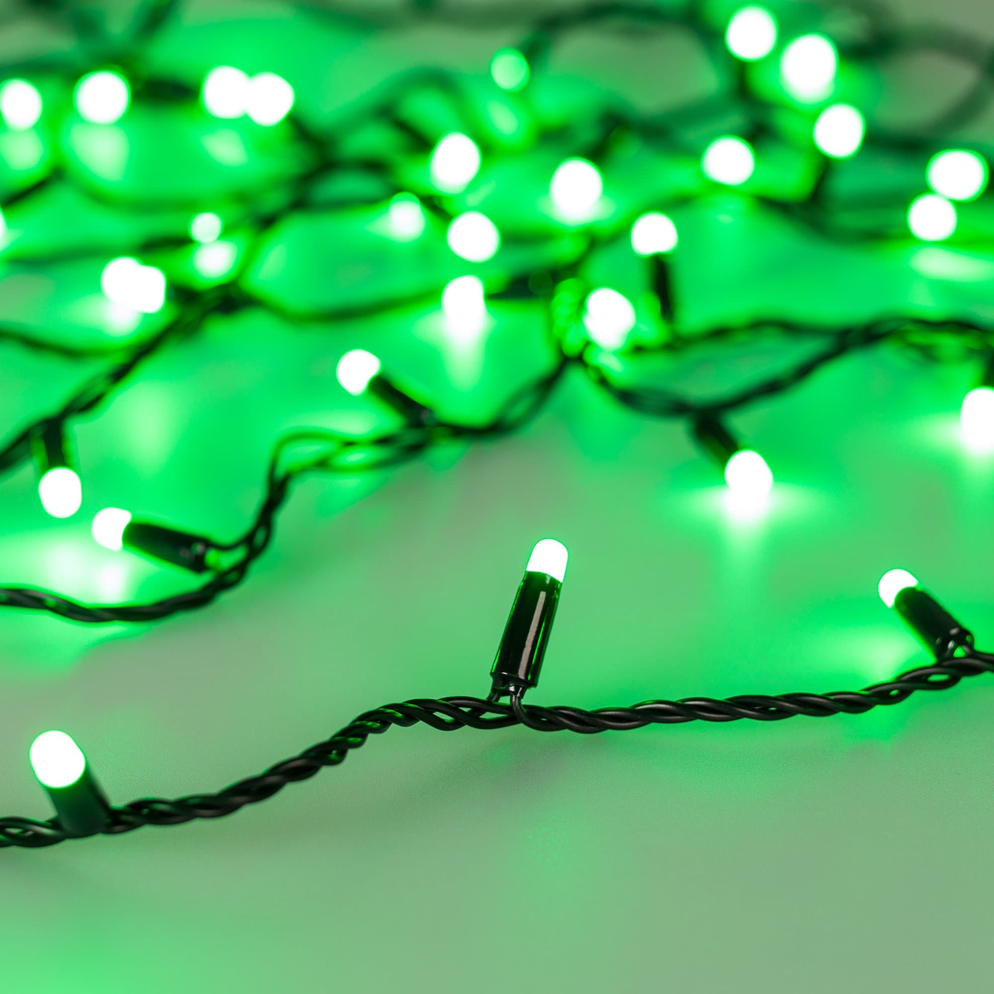 Arlight Светодиодная гирлянда ARD-STRING-CLASSIC-10000-BLACK-100LED-MILK-SYNC RGB (230V, 6.5W) (Ardecoled, IP65) 028214 — миниатюра 2