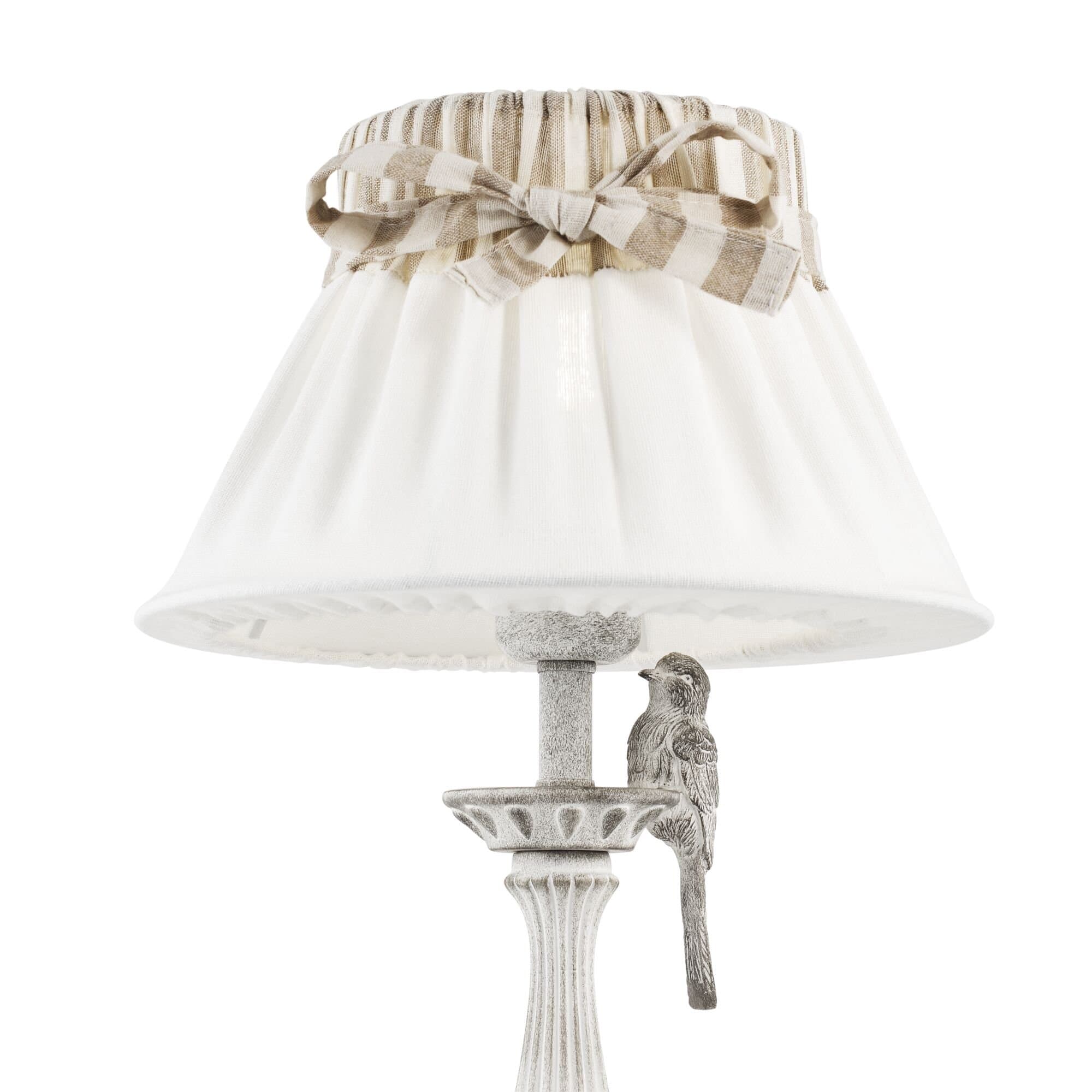 Maytoni Elegant Bird Белый Антик Настольная Лампа 1xE27 40W ARM013-11-W — миниатюра 5