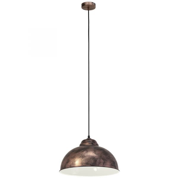 Eglo Подвес TRURO 2, 1х60W (E27), Ø370, H1100, сталь, медный состаренный 49248