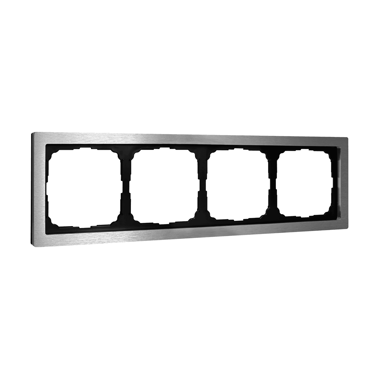 Systeme Electric ArtGallery Pure Металл Алюминий Рамка 4-ая — миниатюра 1