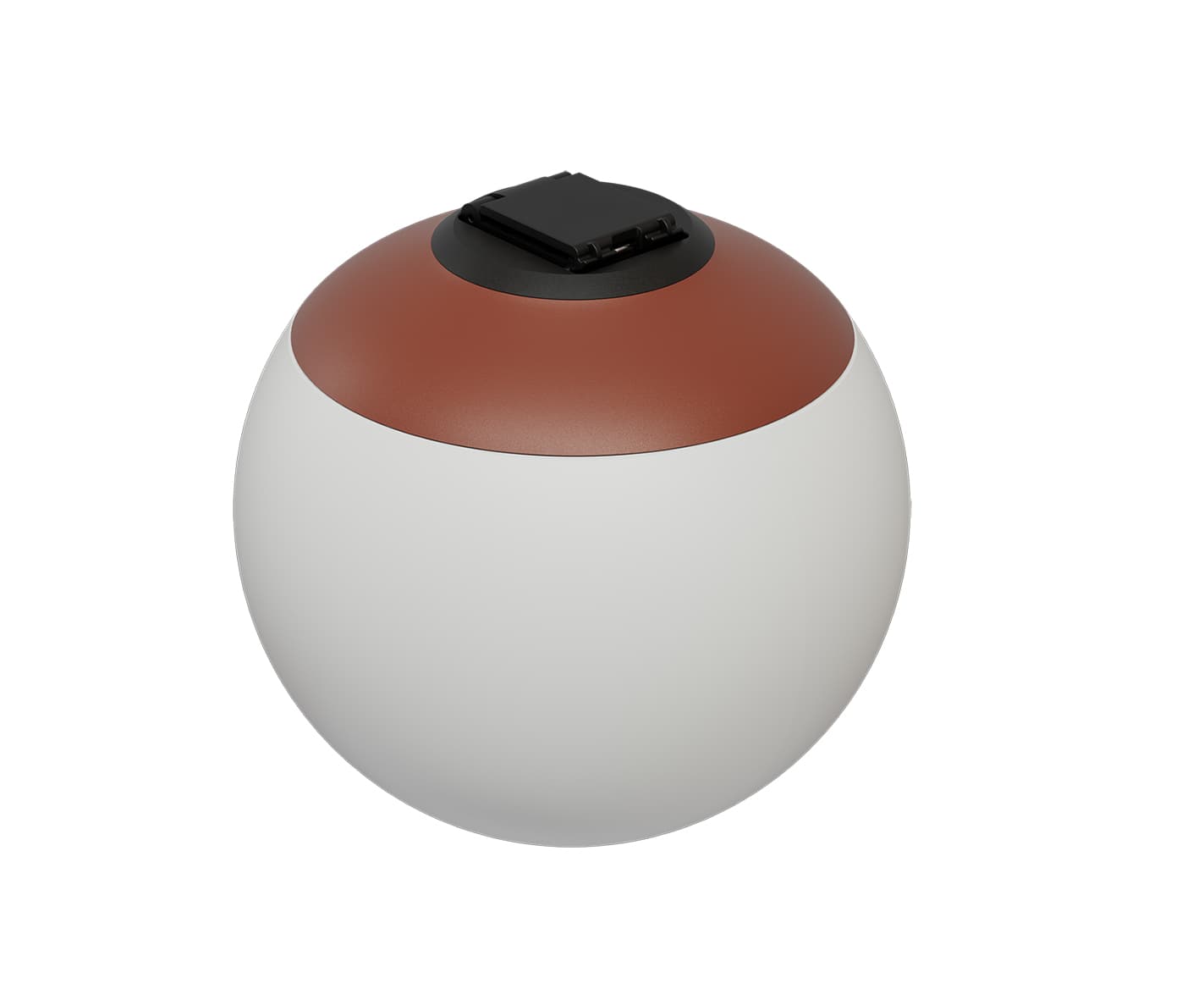 Kink Light 6424-1,06 Трековый однофазный светодиодный светильник Сатори терракотовый d9,5 h9,2 Led 6W (4000K)