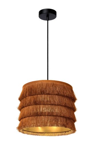 Lucide EXTRAVAGANZA TOGO Светильник подвесной Ø 25 cm 1xE27 Ocher Yellow 10407/25/44