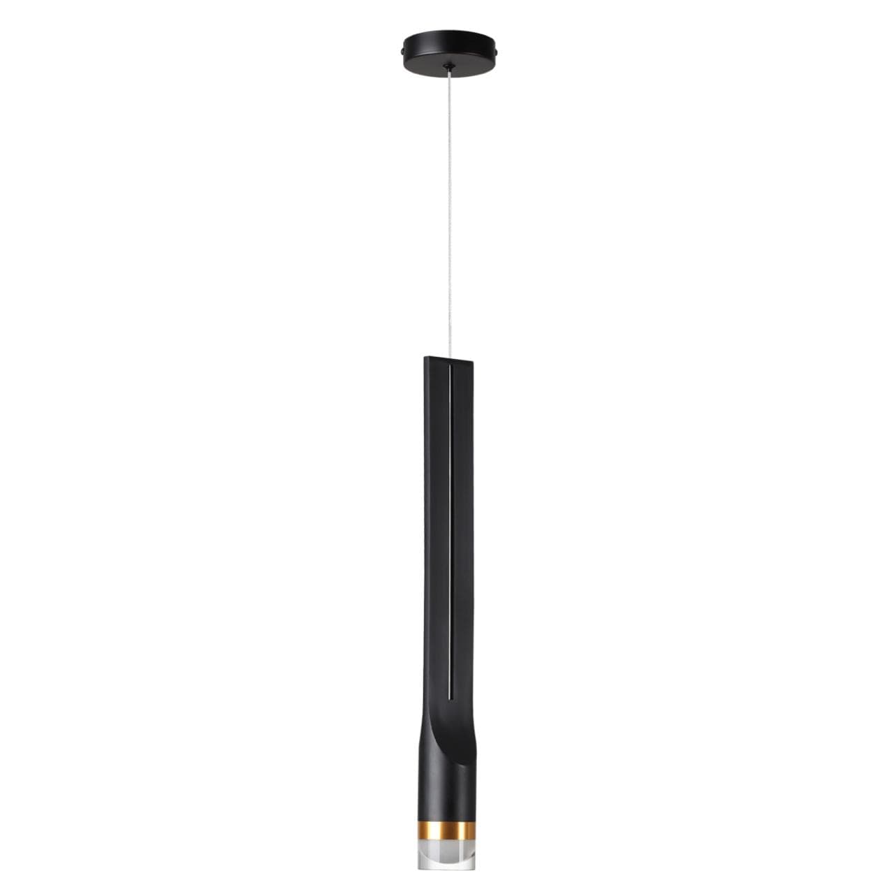 Odeon Light 4383/5L HIGHTECH ODL23 230 черный/металл/акрил Подвесной св-к IP20 LED 5W 350Лм 3000K NILO — миниатюра 1