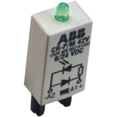 ABB CR-P/M-62V Светодиод зеленый 6-24V AC/DC для реле CR-P, CR-M