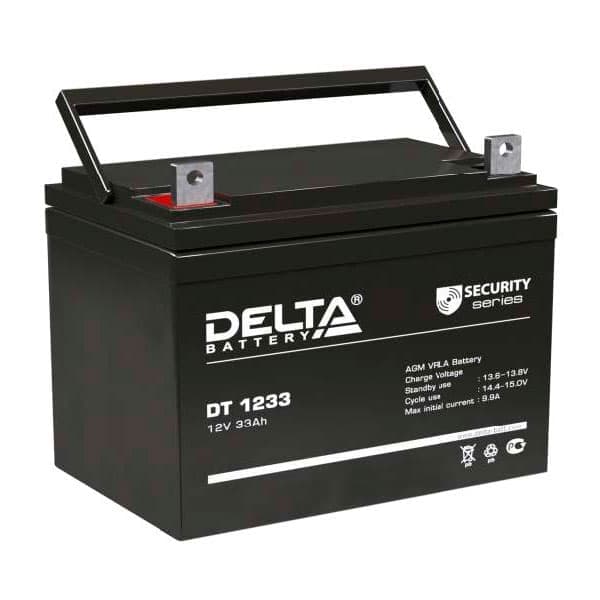 Delta Аккумуляторная батарея DT 1233 12В/33Ач