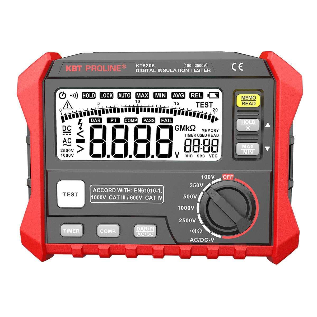 Мегаомметр цифровой KT 5205 серия PROLINE (КВТ)