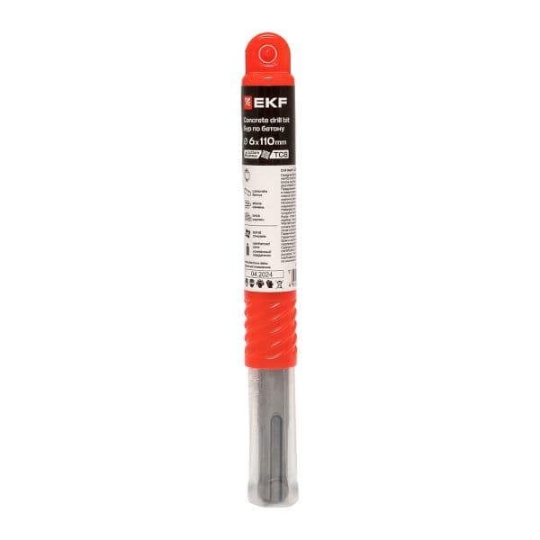EKF Бур по бетону SDS-plus 6x110 мм (4 резца) Professional — миниатюра 14