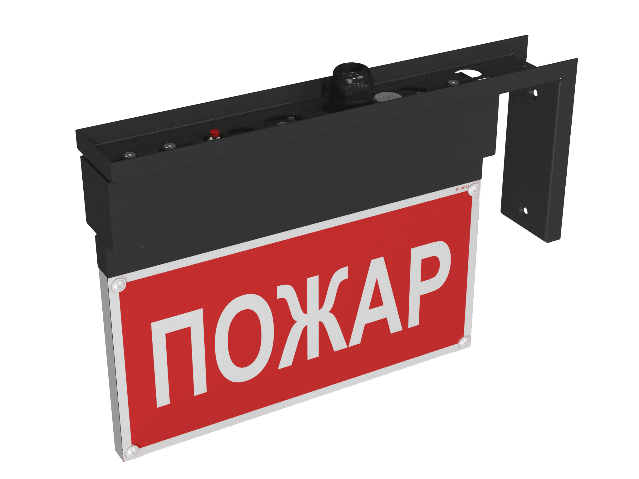 Белый свет Световой указатель BS-NEXTRINO-73-S1-INEXI3 Black a15515 — миниатюра 10