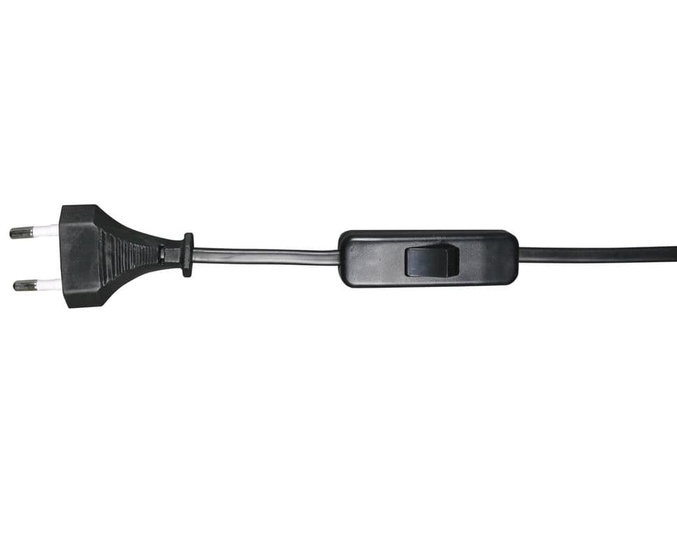 Kink Light A2300,19 Шнур с переключ черный (2м)(10шт в упаковке) 230V AC 50Hz (max 2A)