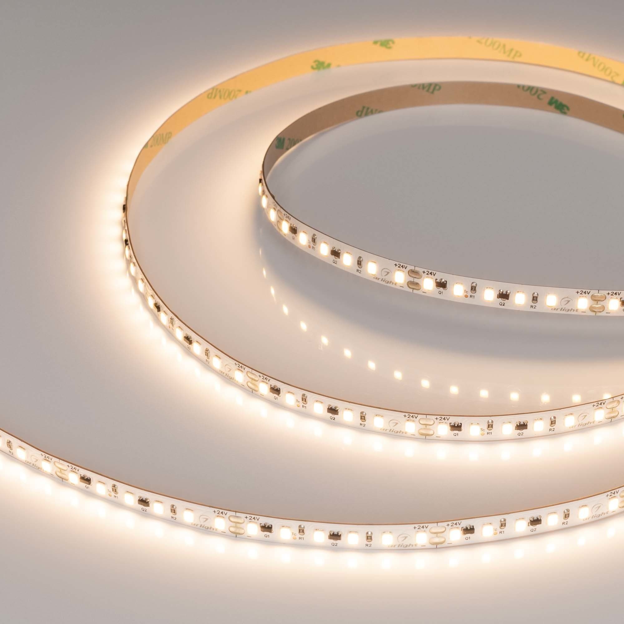 Arlight Лента IC-A120-8mm 24V Warm3000 (9.6 W/m, IP20, 2835, 10m) (стабилизированная) 037964 — миниатюра 8