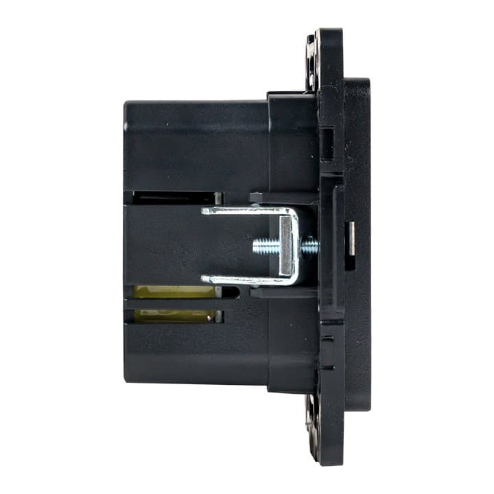 EKF PROxima Стокгольм Черный Розетка с 2USB type A+C — миниатюра 4