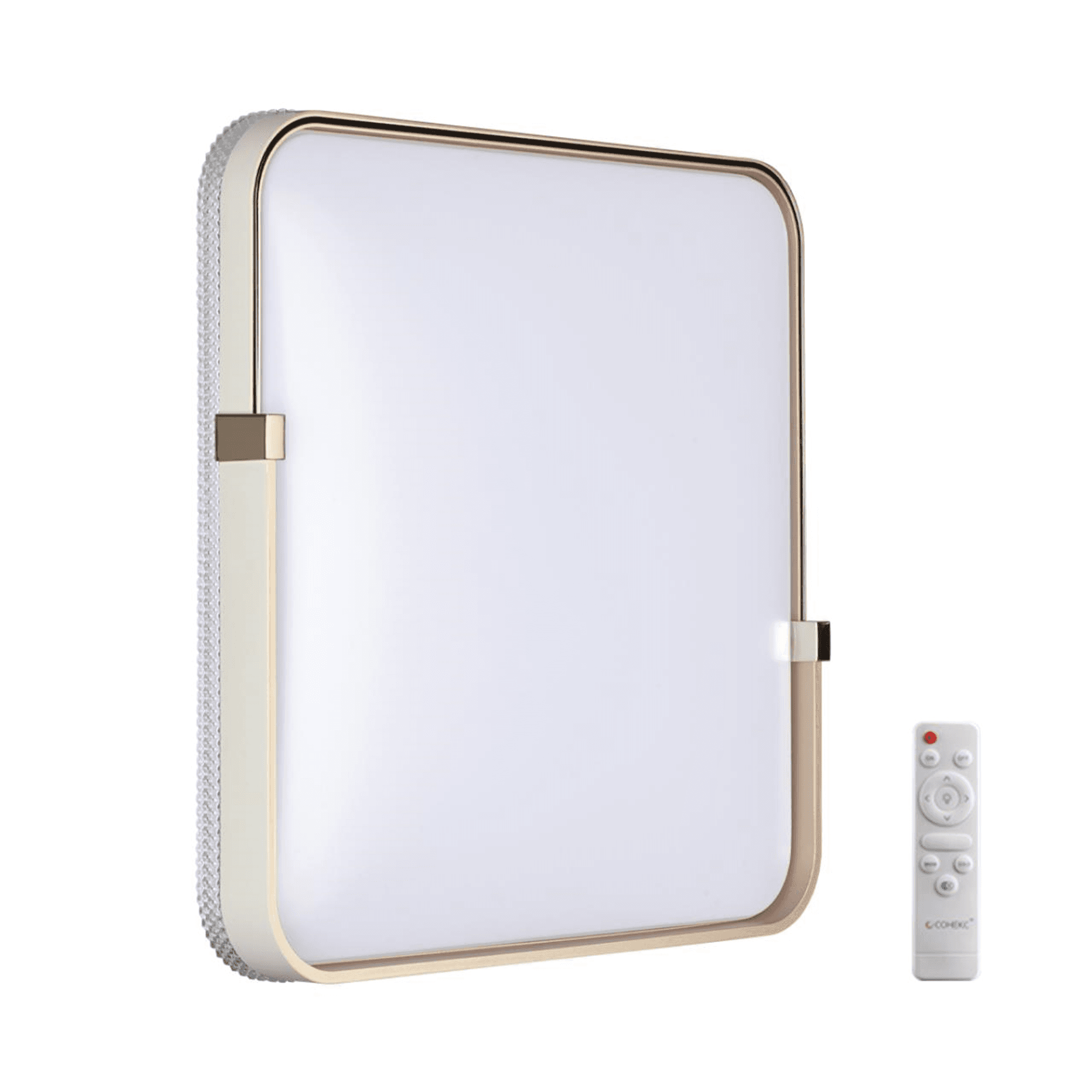 Sonex 7680/EL PALE SN 140 Светильник пластик/золотой LED 70Вт 3000-6000К 490х485 IP43 пульт ДУ OLIDI WHITE