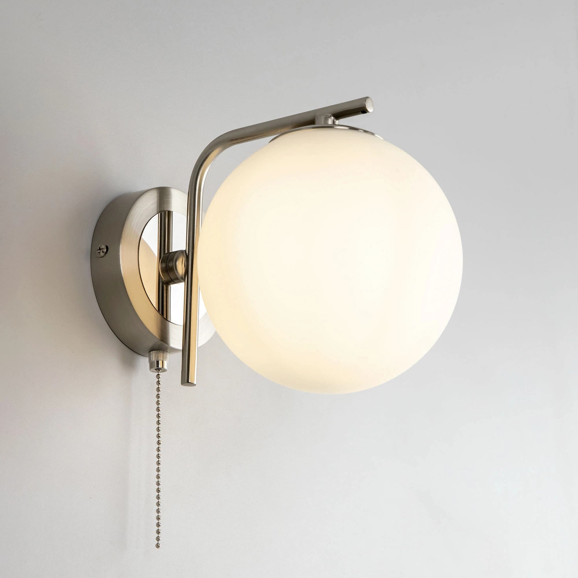 CITILUX CL102314 Томми Хром Матовый+ Белый Светильник Бра — миниатюра 2