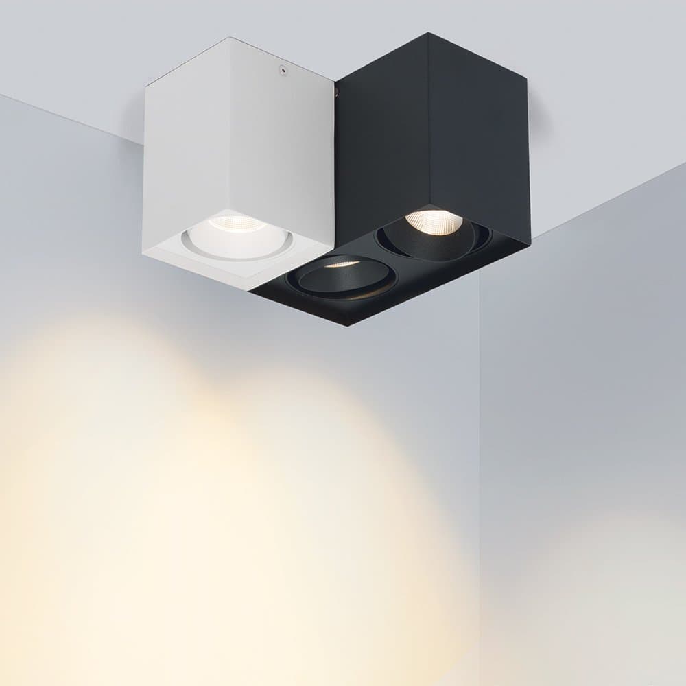 Arlight Светильник SP-CUBUS-S100x100WH-11W Warm White 40deg (IP20 Металл, 3 года) 020386 — миниатюра 4