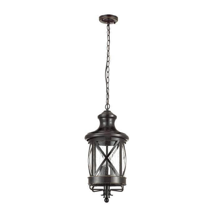 Odeon Light 4045/3 ODL18 708 черный/золотая патина Уличный светильник-подвес IP44 E14 3*60W 220V SATION