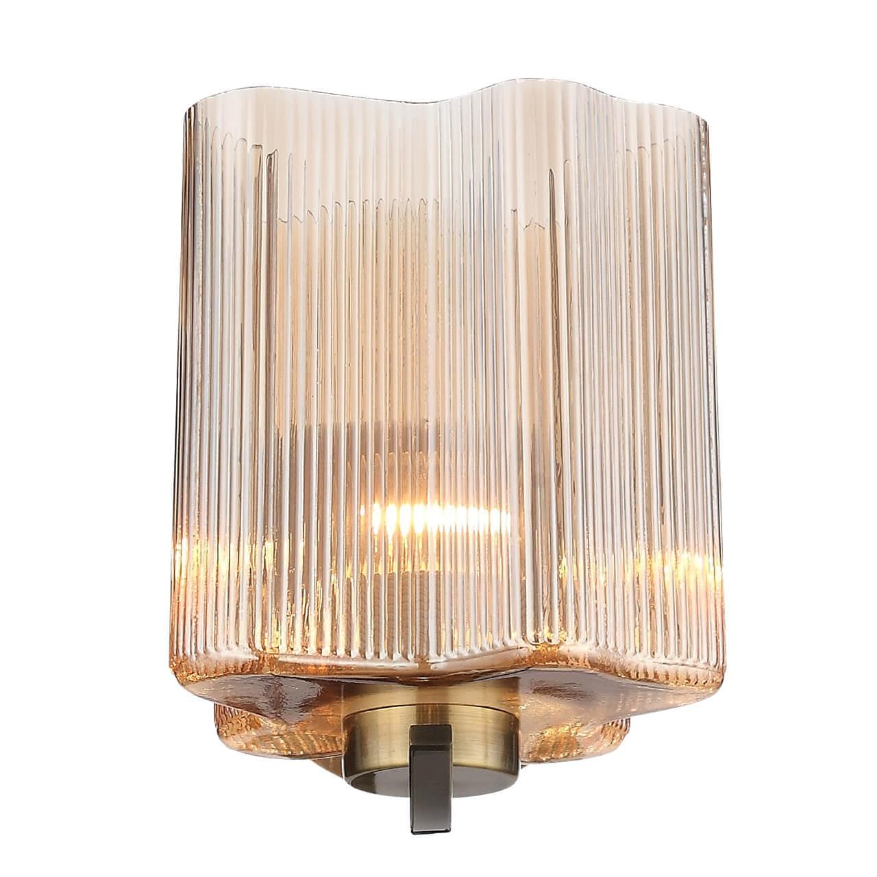 ST LUCE SL117.301.01 Бра Бронзовый/Янтарный E27 1*60W — миниатюра 3