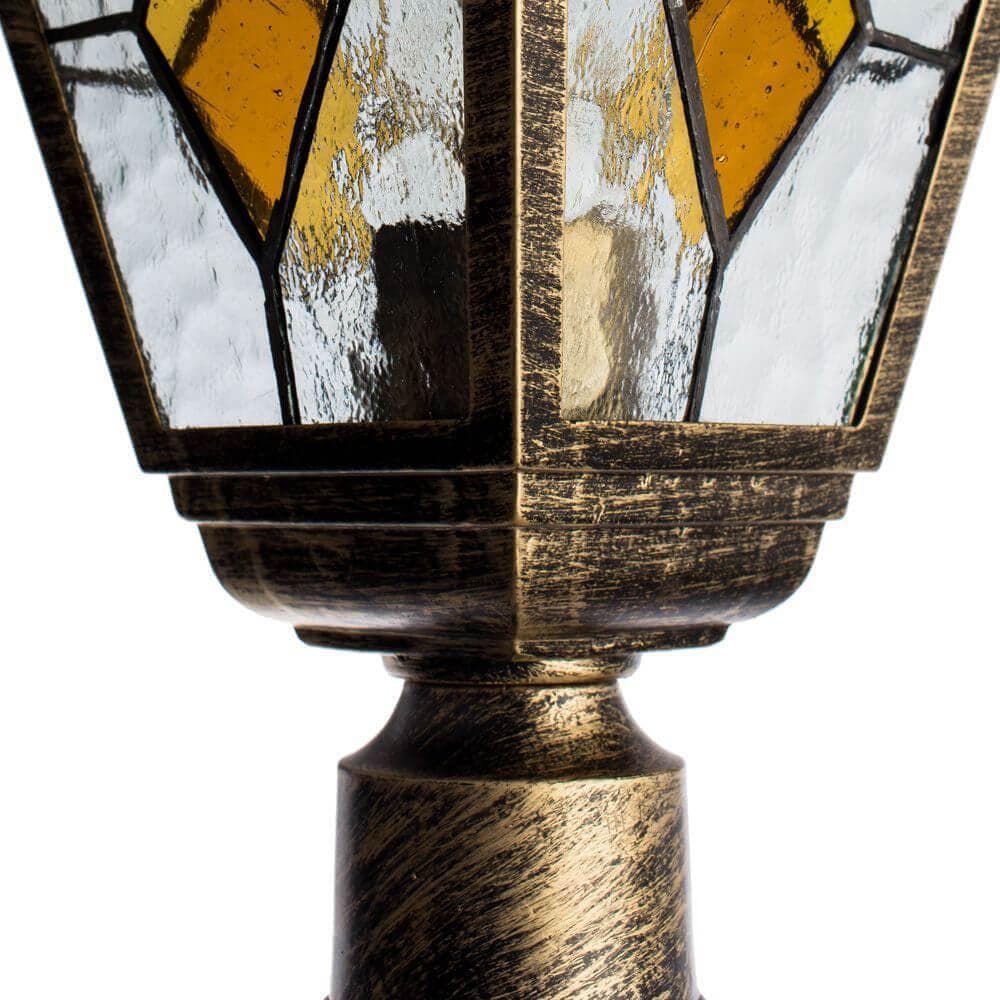 Arte Lamp Berlin Коричневый/Прозрачный Светильник уличный наземный 1x75W E27 A1017PA-1BN — миниатюра 4
