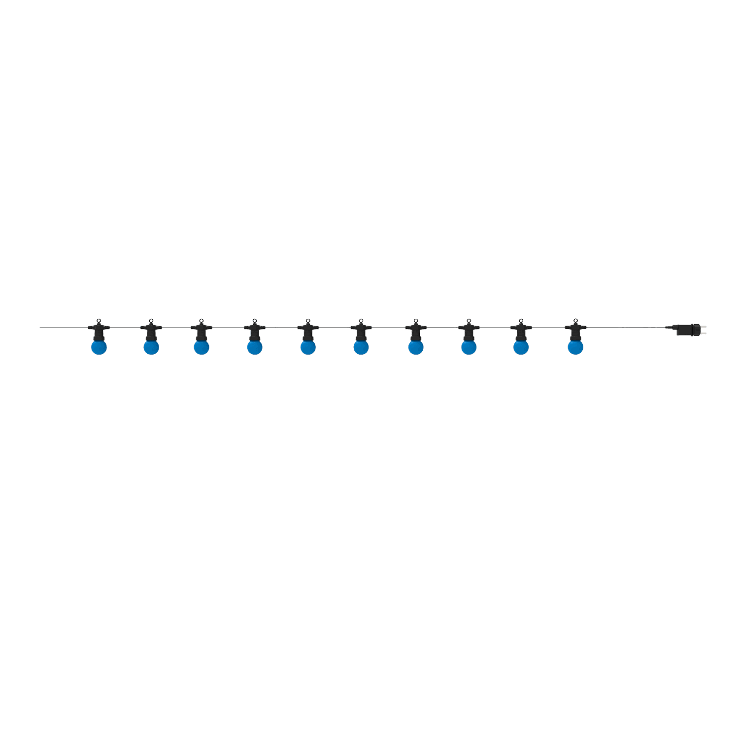 Gauss Гирлянда светодиодная "Белт Лайт" Holiday, 10 ламп, 7,7 м, IP44, синий, 1/6 HL063 — миниатюра 6