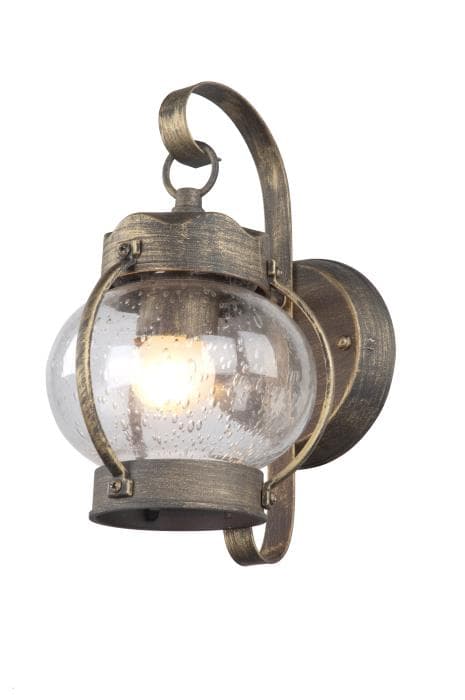 Favourite Faro Коричневый/Прозрачный Светильник уличный IP43 1*E27*60W, IP44 1498-1W