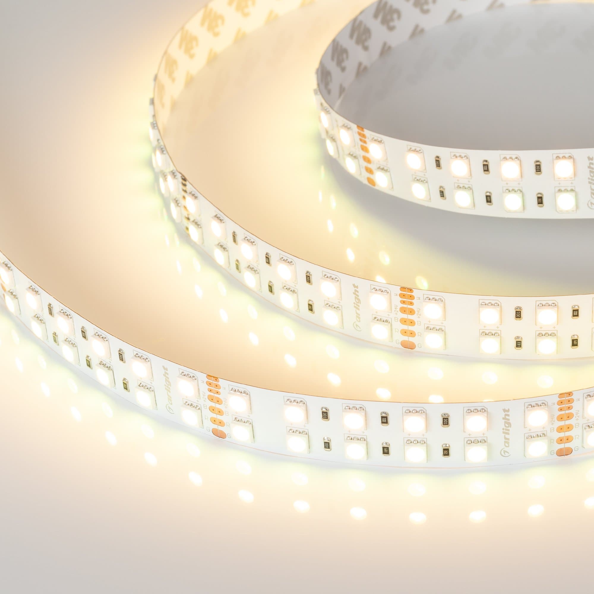 Arlight Светодиодная лента RT-B144-19mm 24V RGBW-Warm (32 W/m, IP20, 5060, 5m) (Открытый) 012327(2) — миниатюра 10