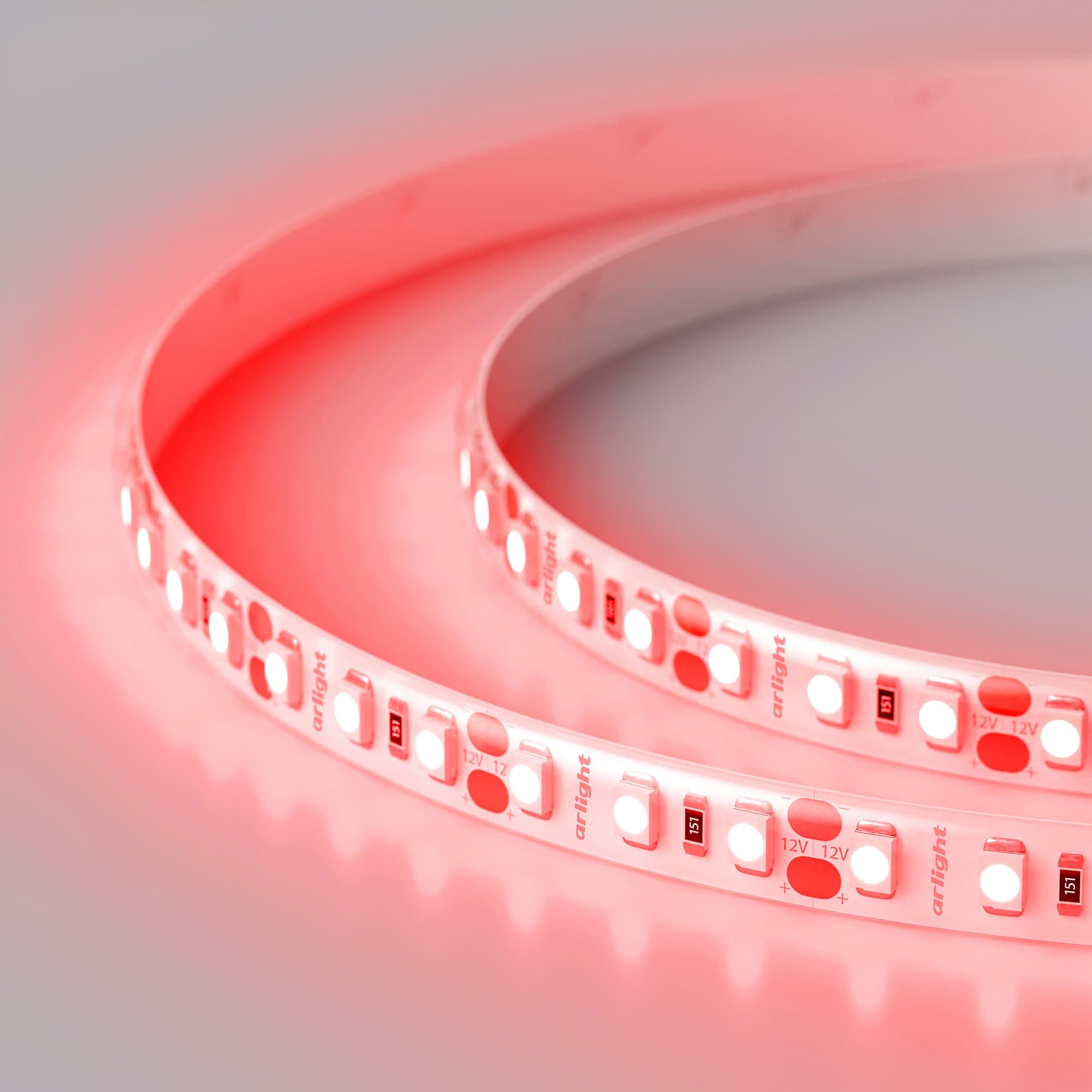 Arlight Светодиодная лента герметичная RTW-SE-A120-8mm 12V Red (9.6 W/m, IP65, 3528, 5m) (-) 014880(B) — миниатюра 3