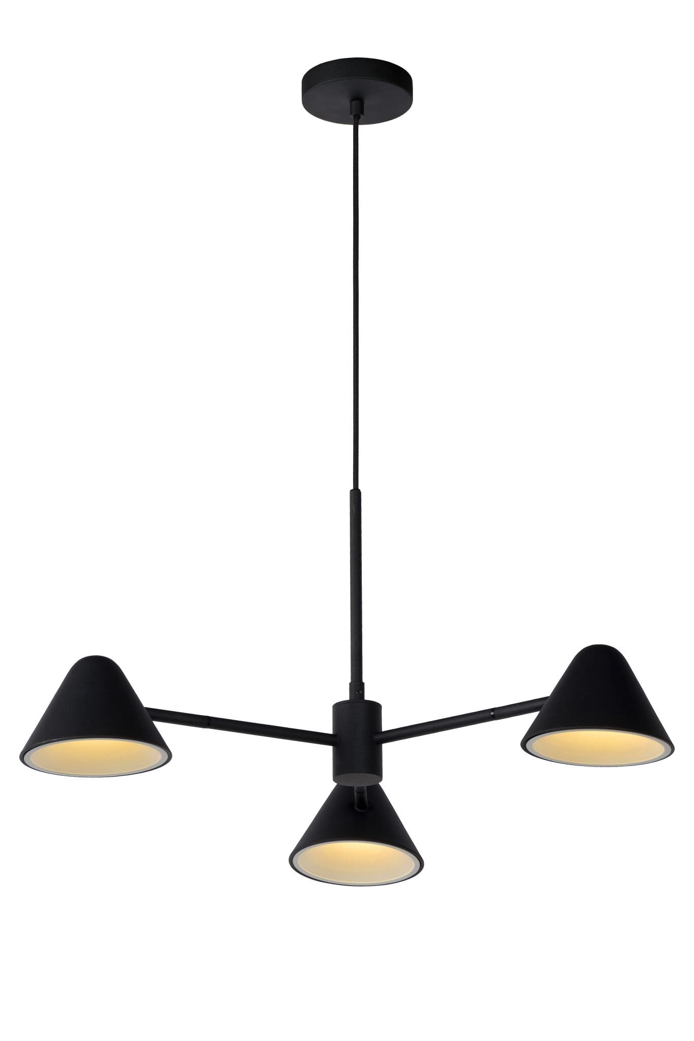 Lucide DEVON Черный Подвесной светильник 20415/15/30 — миниатюра 2
