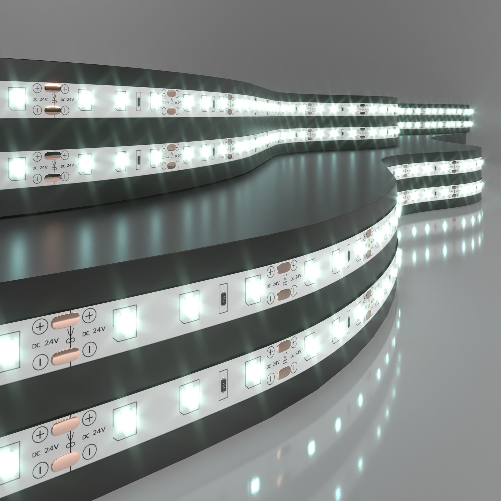 Elektrostandard 2835 24V 60Led 4,8W IP20 / Лента светодиодная 60Led 4,8W IP20 6500K холодный белый a052955